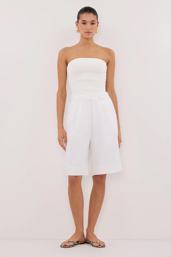 Kayla Linen Bermuda Shorts from Dissh