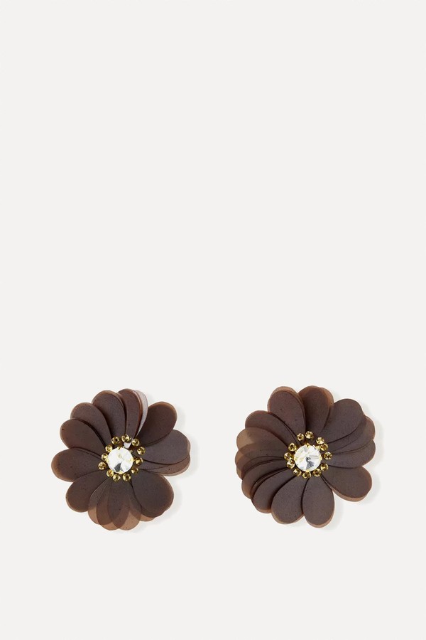 Eclats De Marguerites Clip-On Earrings from Vanina