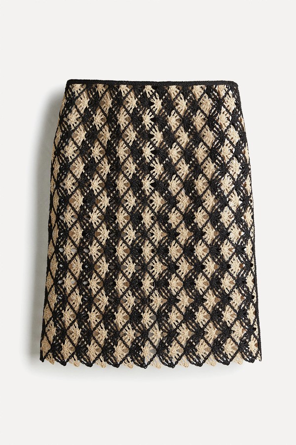 Crochet-Look Skirt from H&M