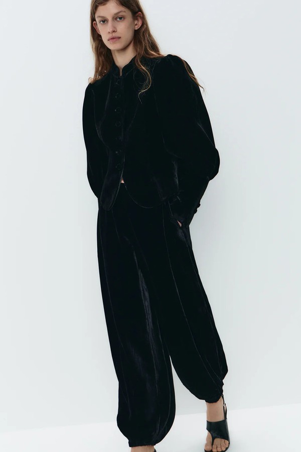 Velvet Bloomer Trousers