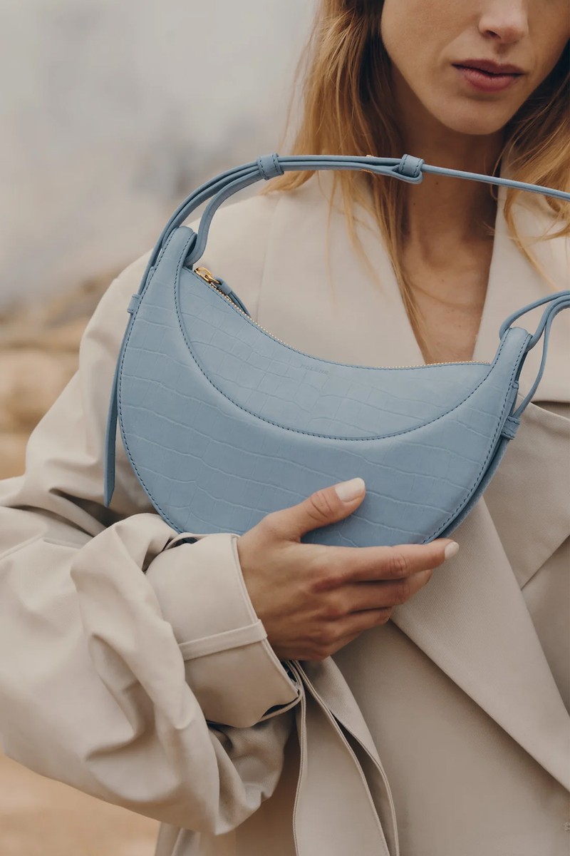 Numéro Dix Edition Crocodile Nubuck Polar Bag from Polène