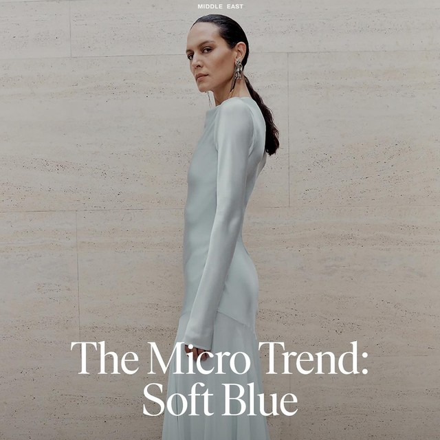 Soft blue is shaping up to be one of summer’s biggest colour trends. From breezy co-ords to easy s