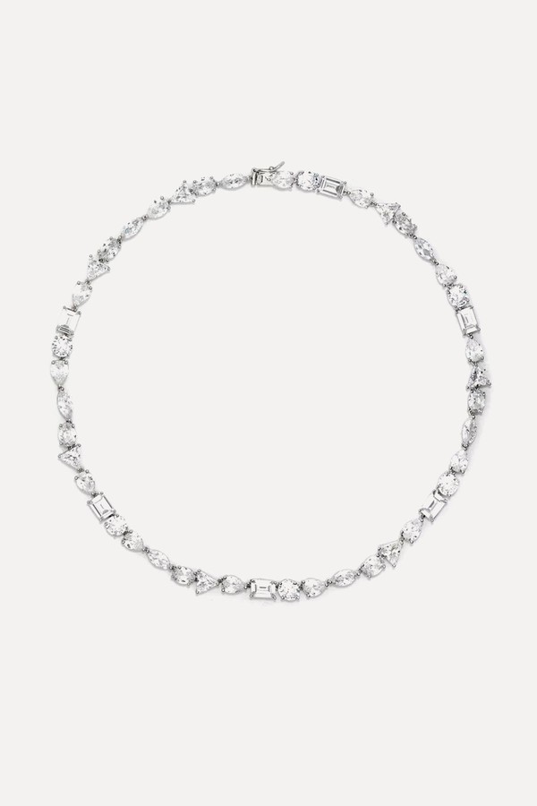 Multi Shape Tennis Necklace from Kenneth Jay Lane