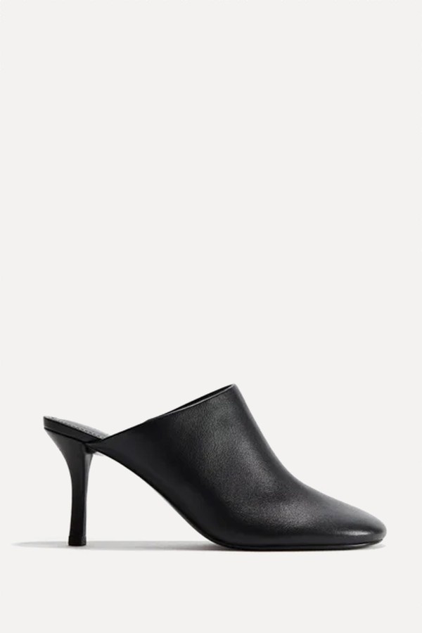 Heeled Leather Mules from H&M