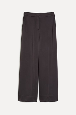 Wide Satin Trousers from H&M