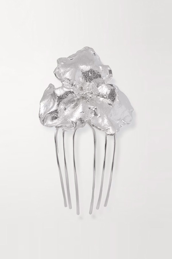 Silver-Plated Hair Comb from Completedworks
