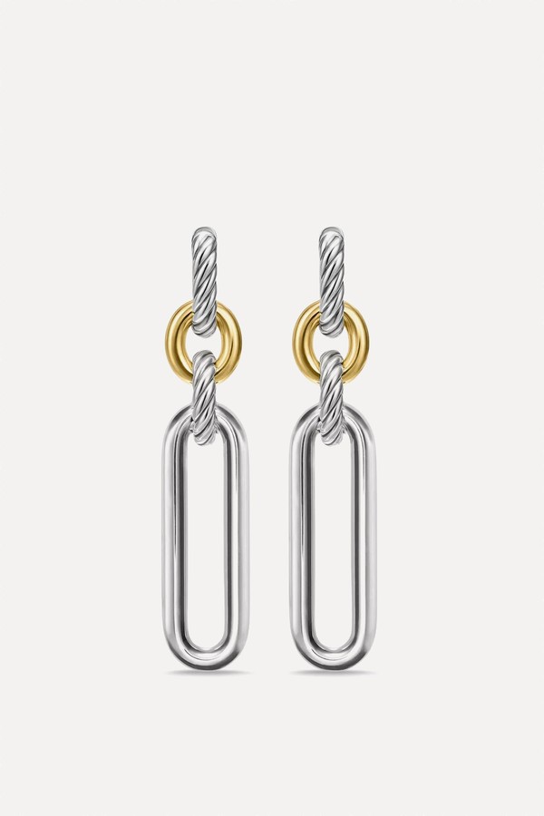 Lexington Double-Link Earrings from David Yurman
