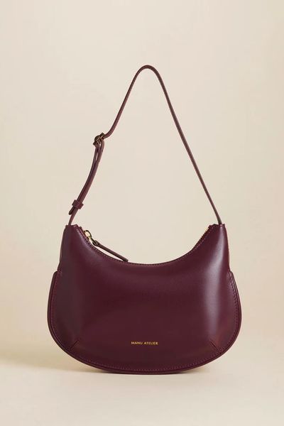 Ilda Merlot Soft Bag from Manu Atelier