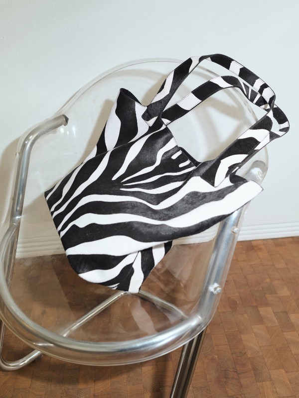 Leather & Fur Tote Bag