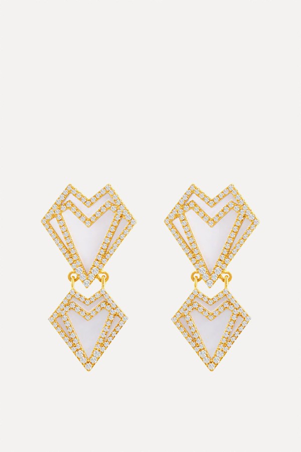 My Heart Double Earrings