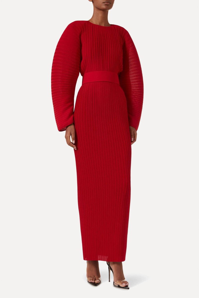 Mirabelle Cocoon-Sleeve Maxi Dress from Solace London