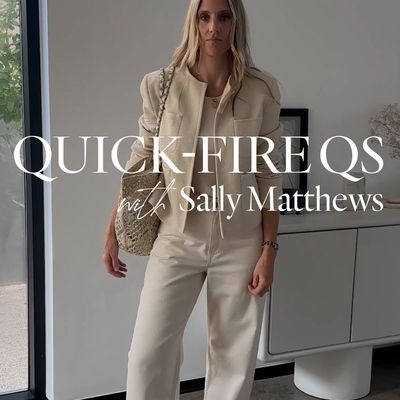 Quick-fire fashion questions with @mrssallymatthews…
