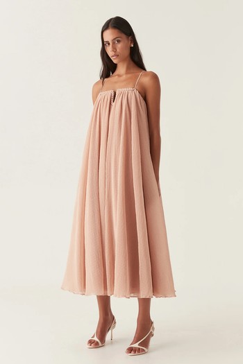 Filigree Sweetheart Midi Dress from Aje