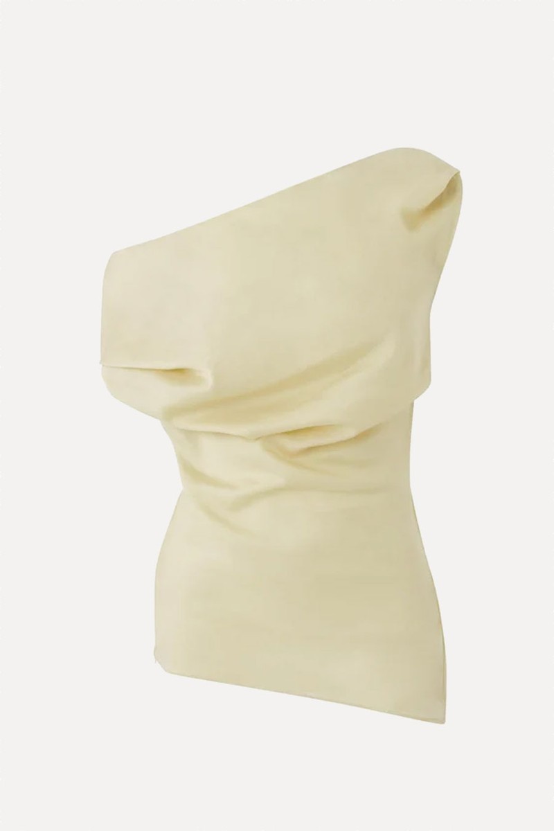 Twist Gathered Cotton Top from Entire Studios