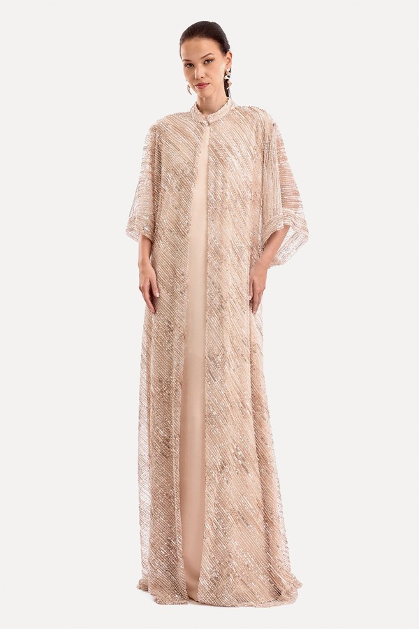 Beaded Open Kaftan