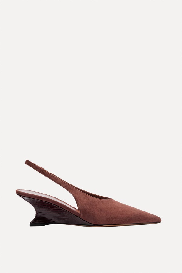 Nina 50 Suede Wedges from Paris Texas