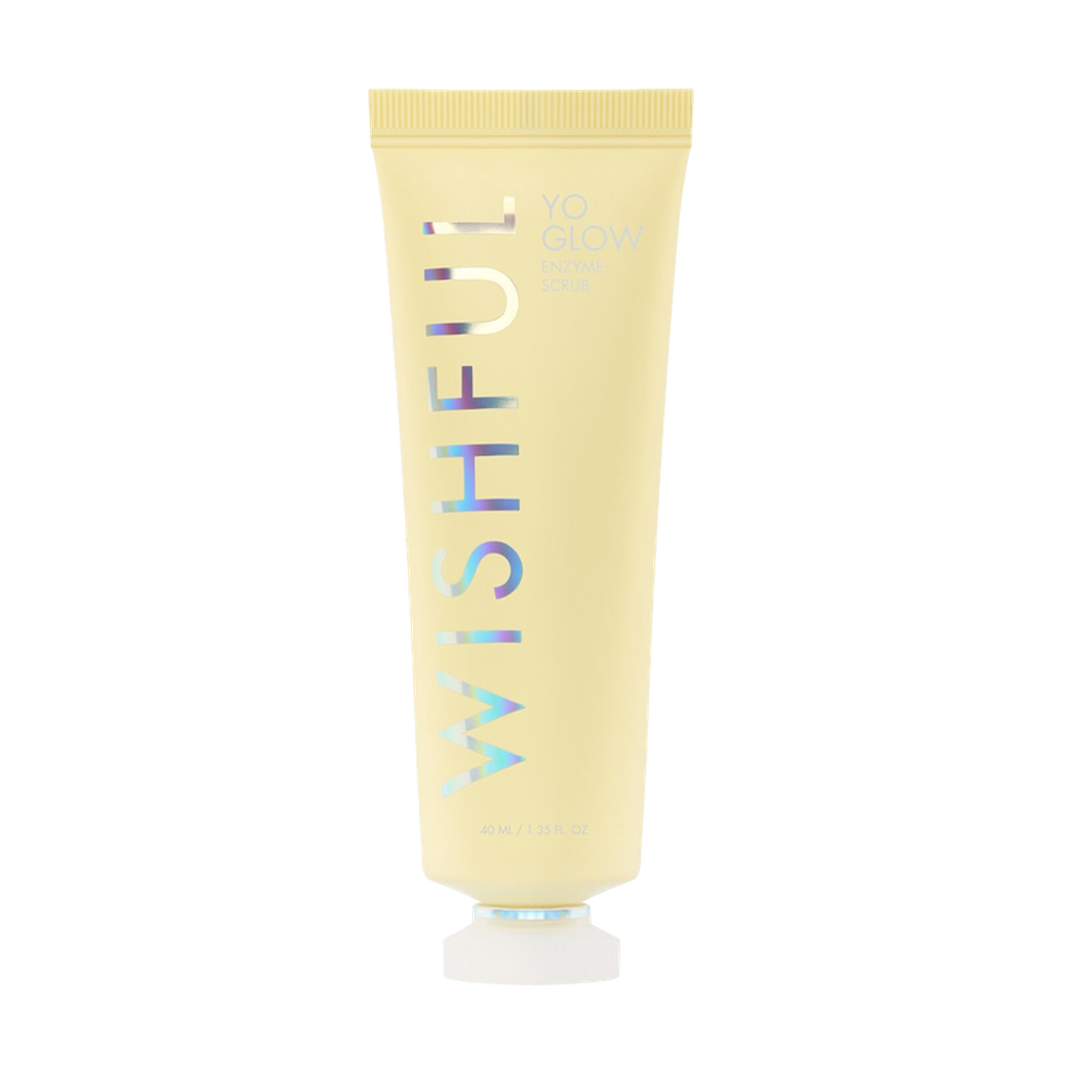 Wishful Yo Glow AHA & BHA Enzyme Scrub from Huda Beauty