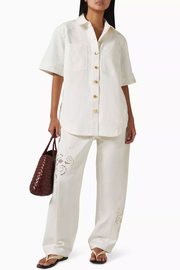 Halo Embroidered Shirt from AJE