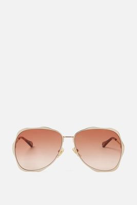 Curve Aviator Sunglasses from Chloé