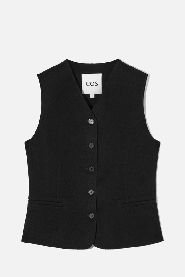 Double-Faced Wool Waistcoat 