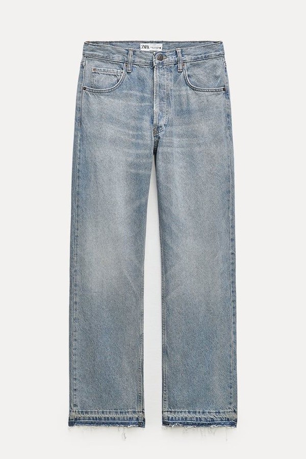 Straight-Leg Mid-Rise Jeans from Zara