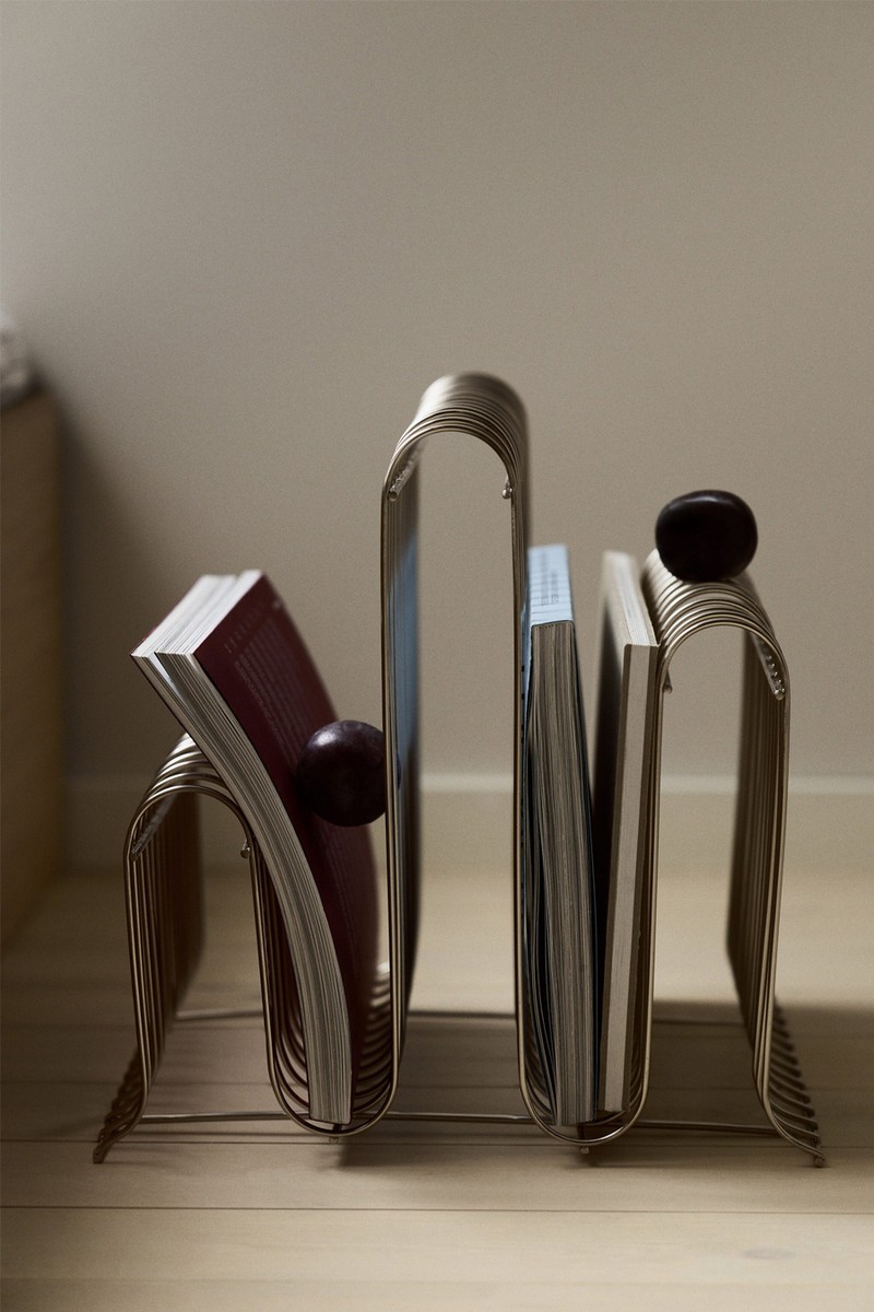 Stainless Steel Magazine Rack
