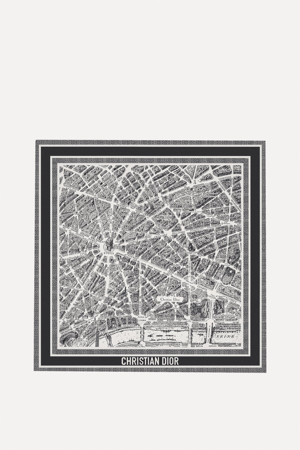 Plan De Paris 90 Square Scarf from Dior
