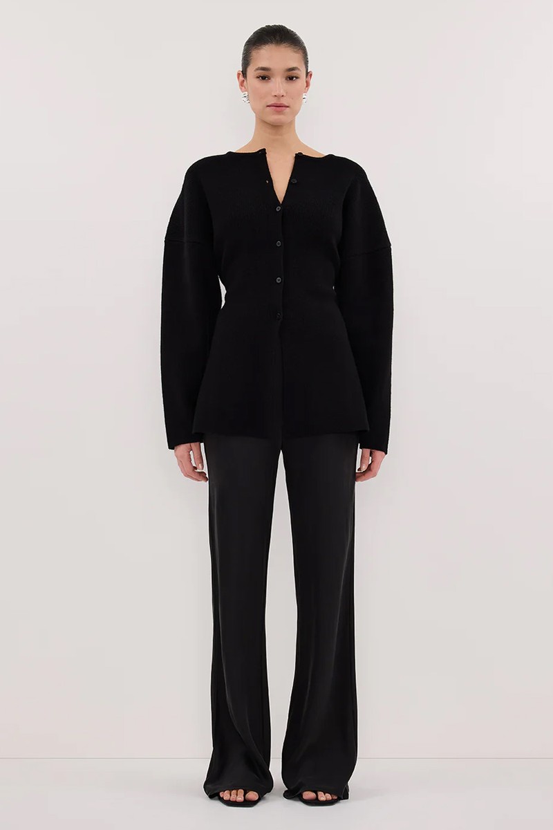 Martha Cinched Knit Cardigan from DISSH