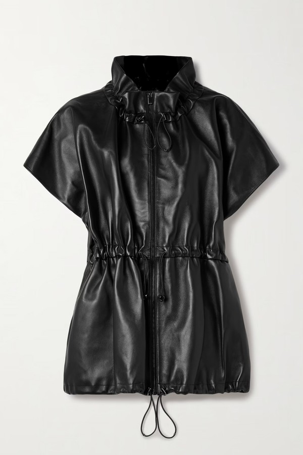 Gathered Leather Jacket from Magda Butrym