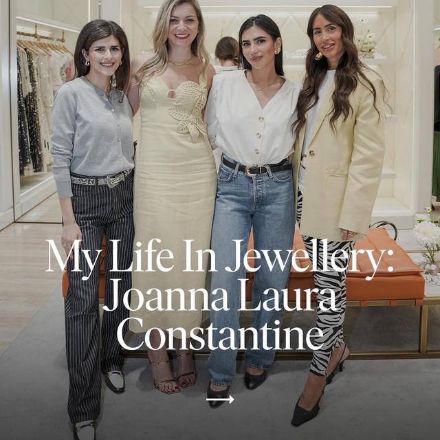 Known for her symbolic, sculptural designs & dedication to craftsmanship, @joannalauraconstantine ha