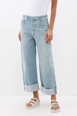 Ayla High-Rise Cuffed Organic-Cotton Jeans from Citizens Of Humanity