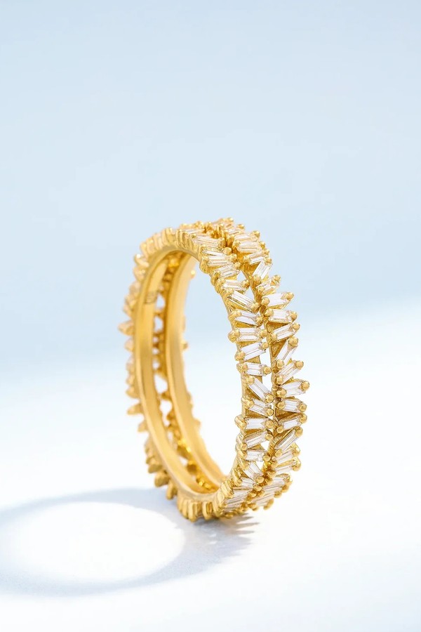 Classic Diamond Mini Baguette Eternity Ring Jackets