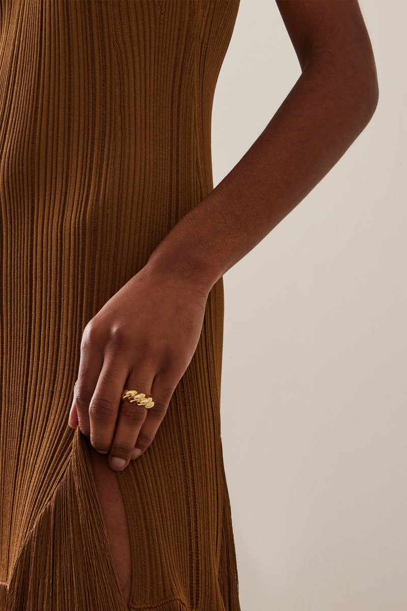 The Christine 18K Gold-Plated Ring from Lié Studio