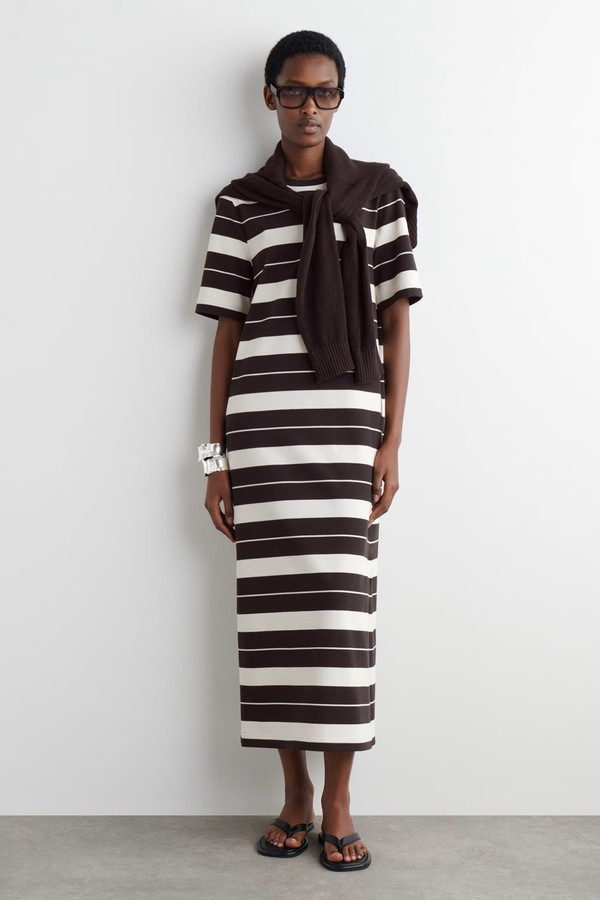 Cotton Midi T-Shirt Dress