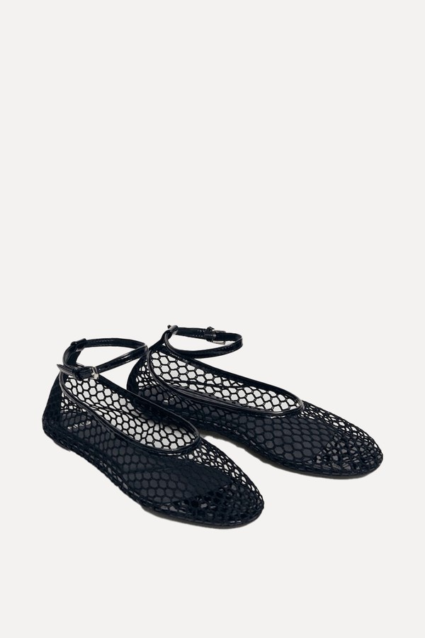 Ballerinas With Mesh Bracelet  from Mango