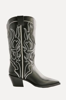 Olive Western Boot from Reformation