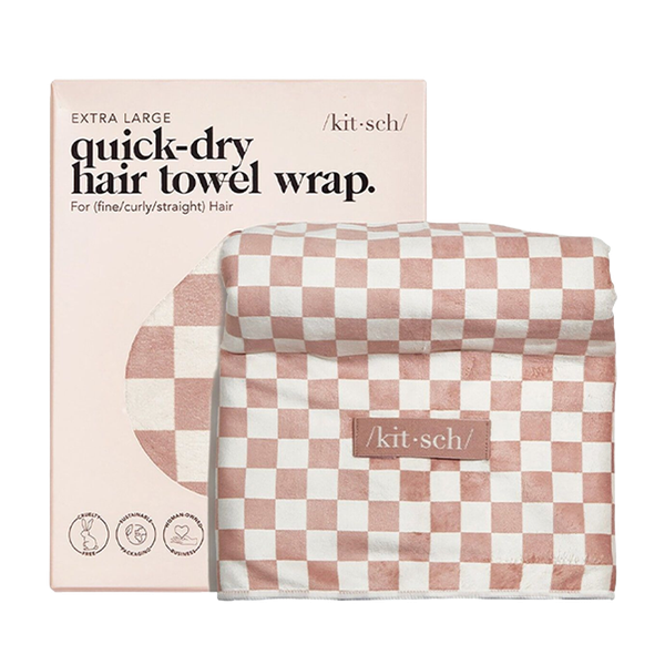 XL Quick-Dry Hair Towel Wrap from Kitsch