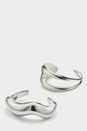 Leona Cuff & Large Astrid Cuff Set from Agmes