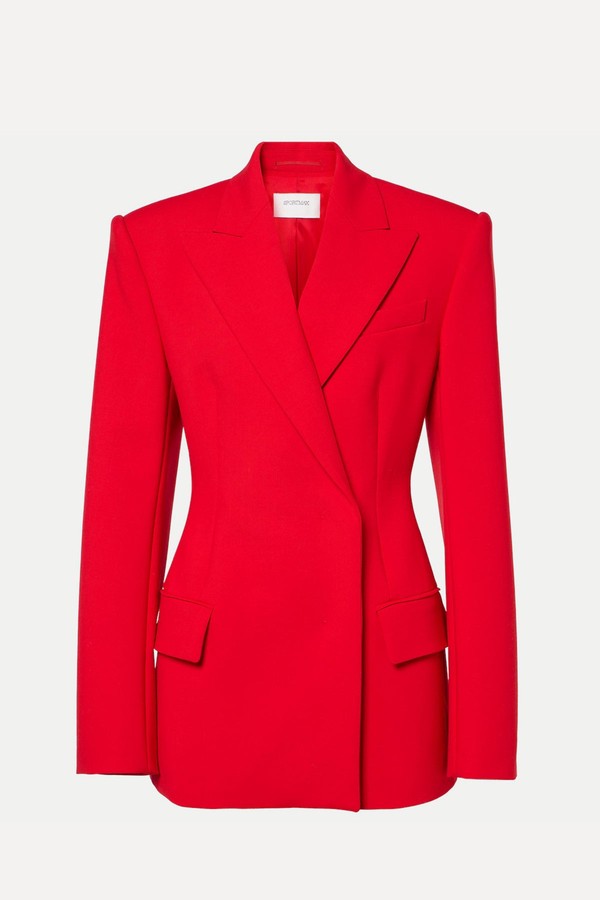 Arco Wool-Blend Canvas Blazer from Sportmax