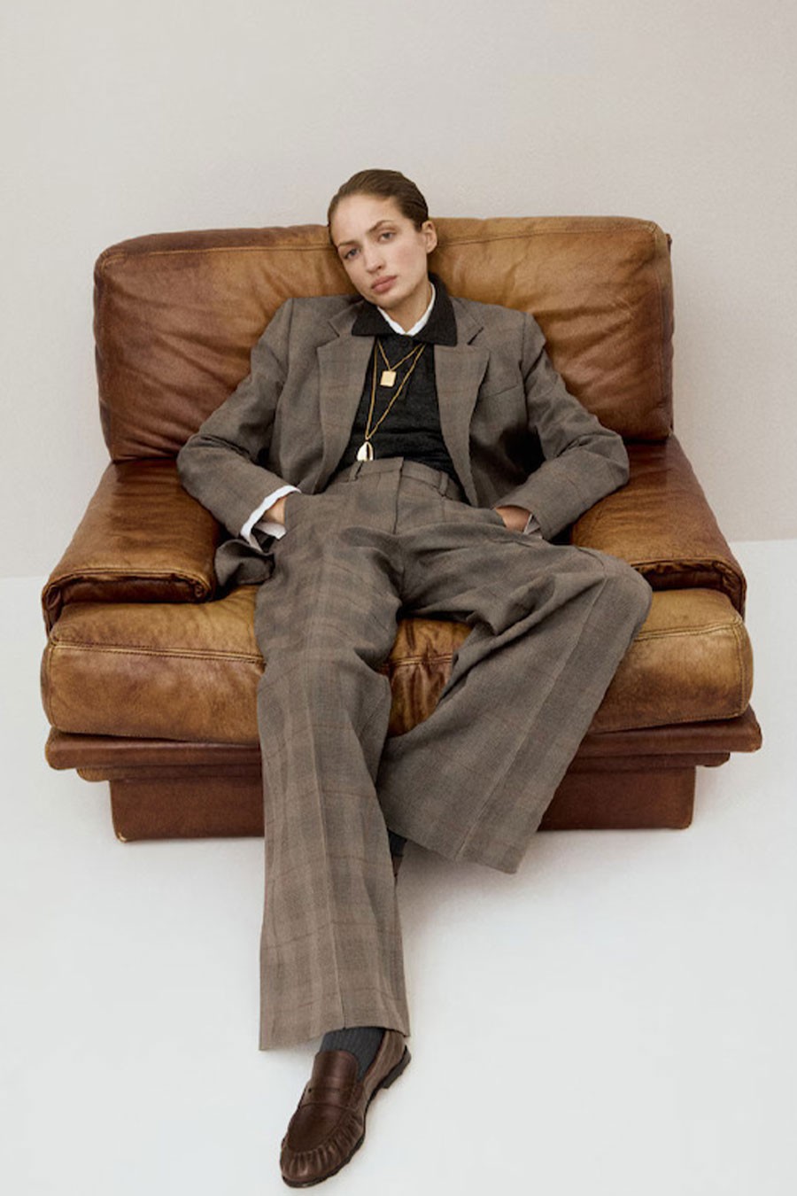 Check Suit Jacket