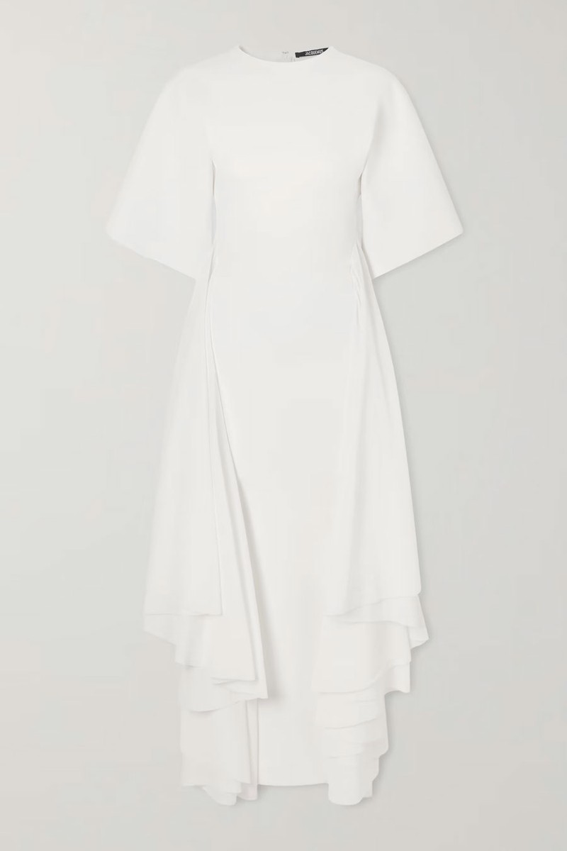 Mistral Draped Knitted Maxi Dress from Jacquemus