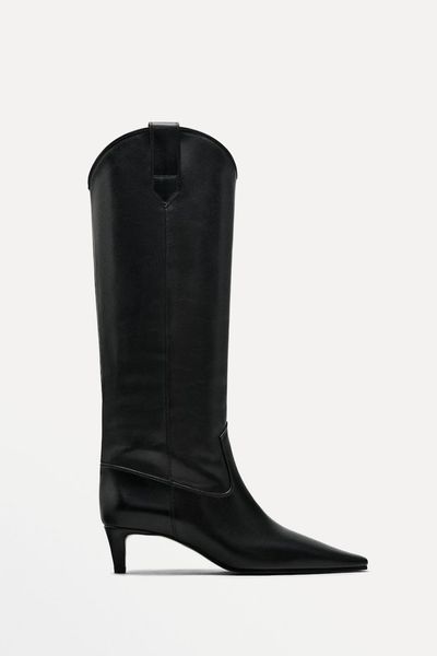 High-Heel Cowboy Boots from Massimo Dutti