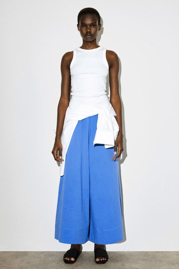 Seersucker Culottes