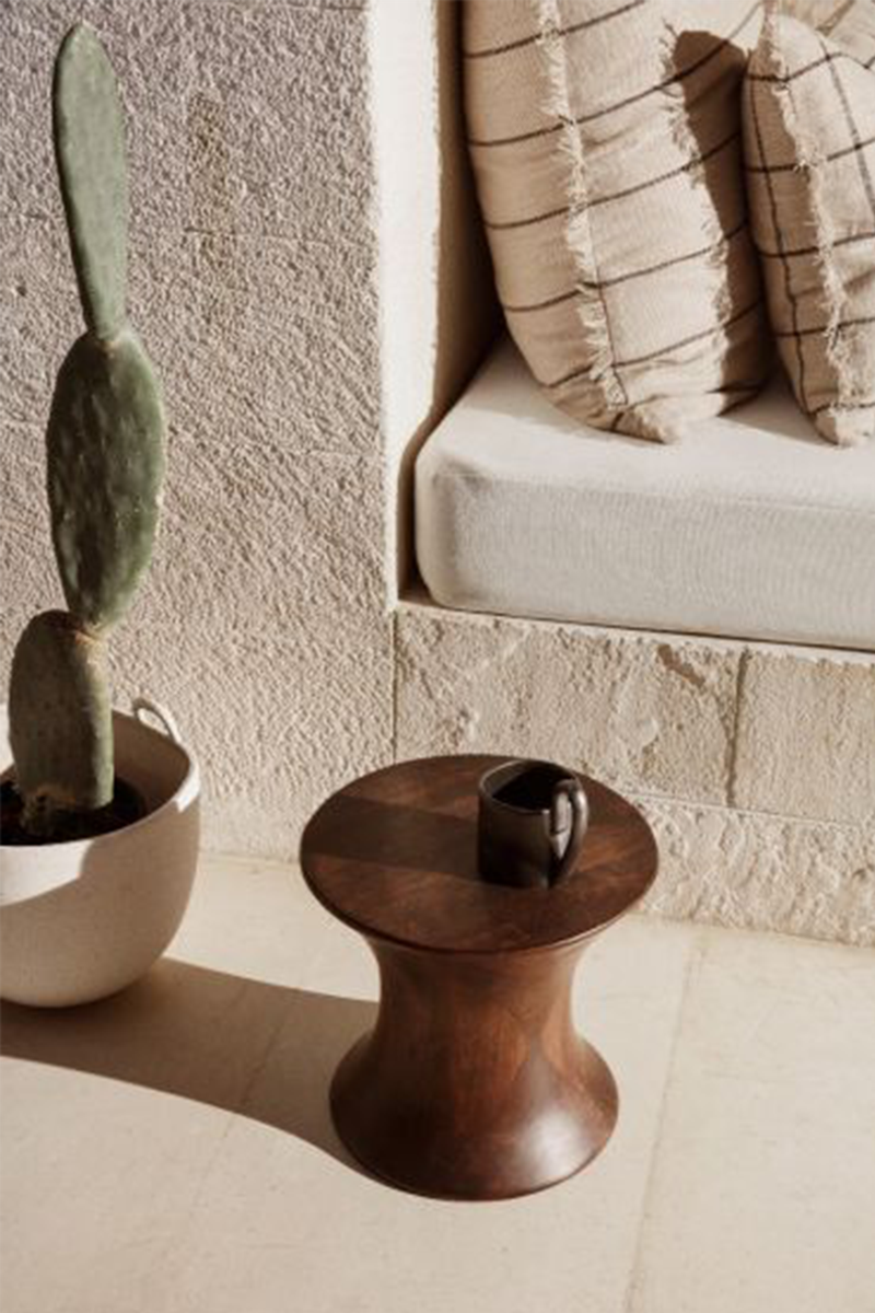 Spin Mango Wooden Stool from Ferm Living