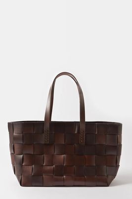 Japan Woven-Leather Tote Bag from Dragon Diffusion
