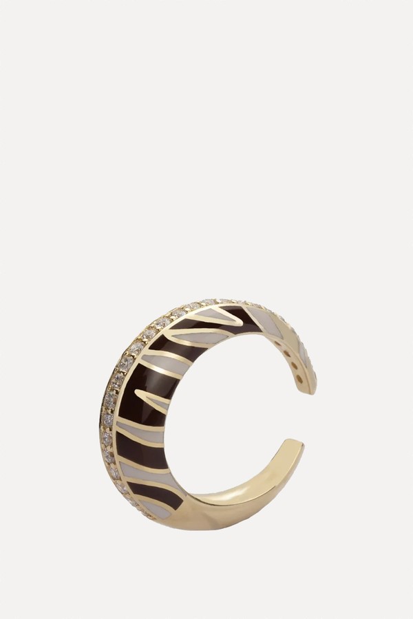 The Striped Chunk It Up Ear Cuff