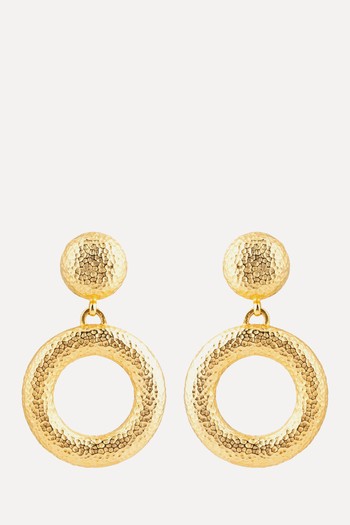 Gold-Plated Large Earrings from Ben Amun