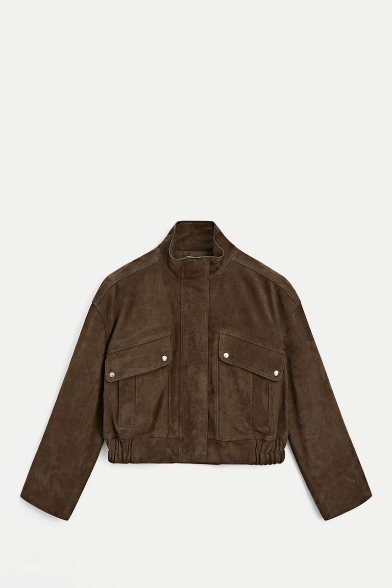 Nubuck Suede Leather Jacket