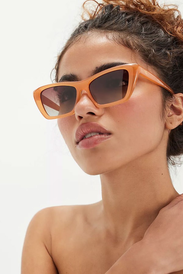 Cate Polarized Cat Eye Sunglasses from Free People