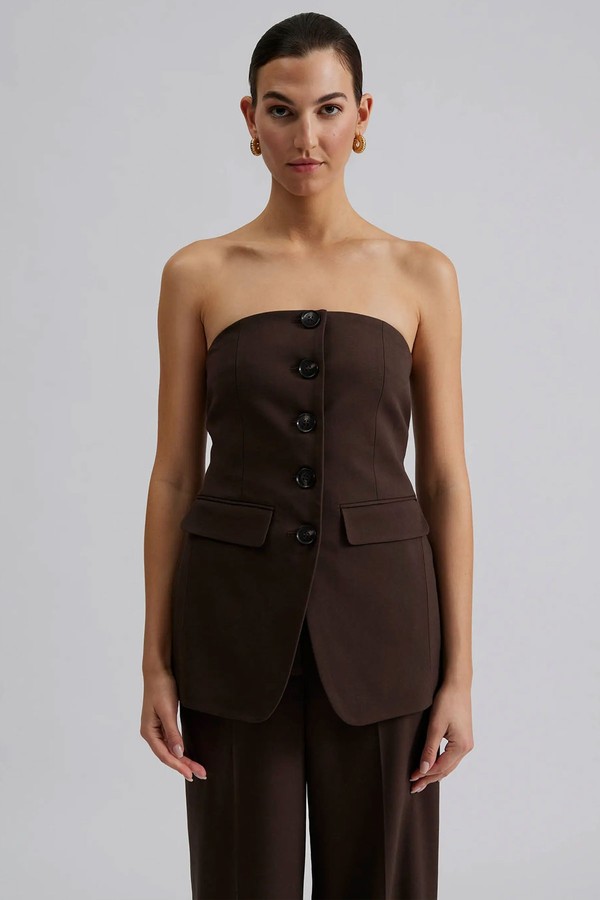 Tailored Strapless Vest from Malina
